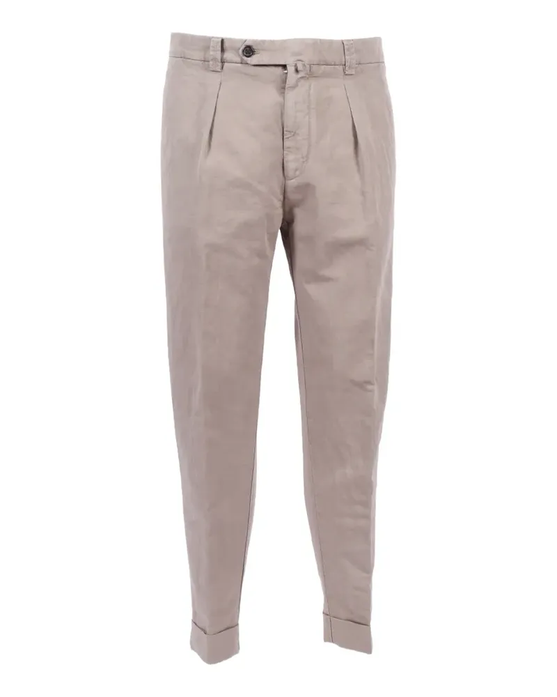 Berwich Chiaia pleated trousers - Nude Nude
