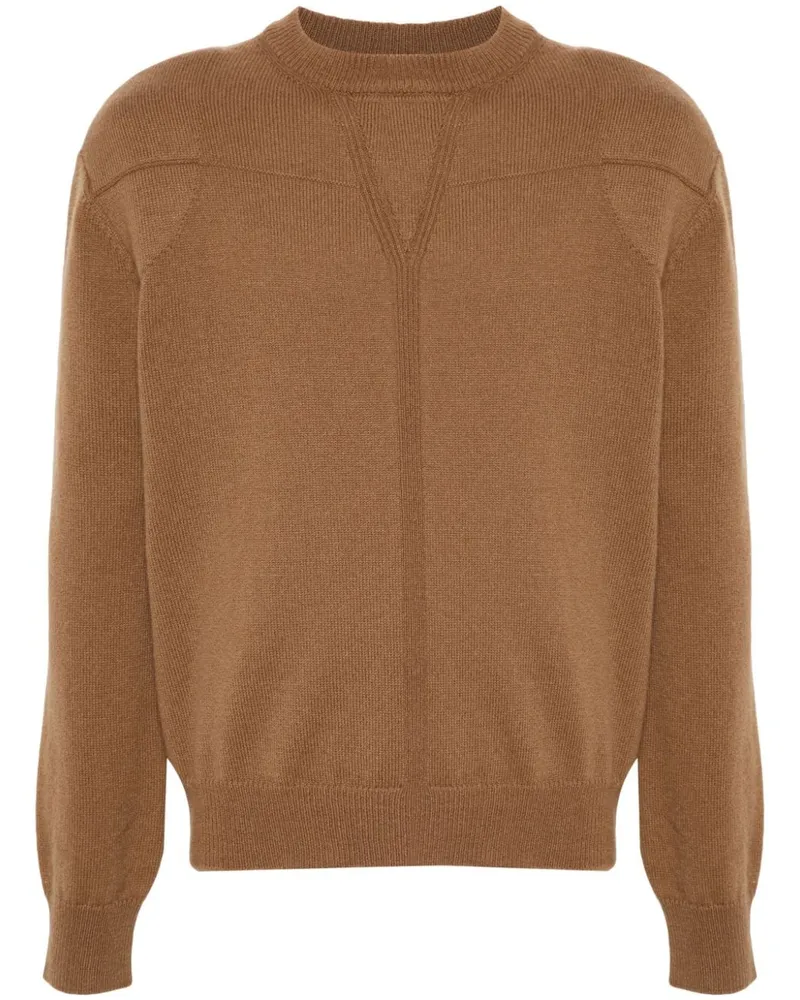 Jil Sander Pullover mit Rundhalsausschnitt - Braun Braun