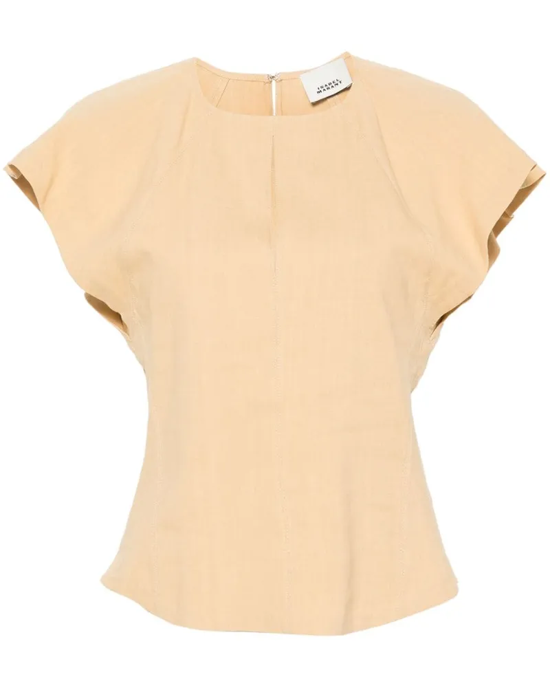 Isabel Marant Mustee T-Shirt Gelb