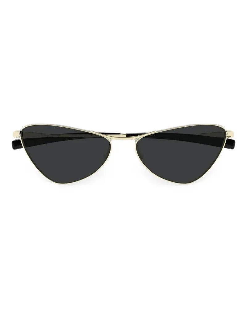Saint Laurent Sonnenbrille mit Cat-Eye-Gestell - Gold Gold