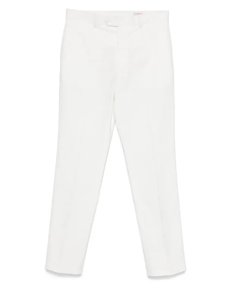 FURSAC Chino mit Knopfverschluss - Weiß Weiß