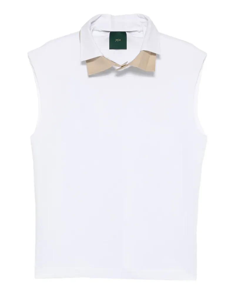 Jejia Top im Layering-Look - Weiß Weiß