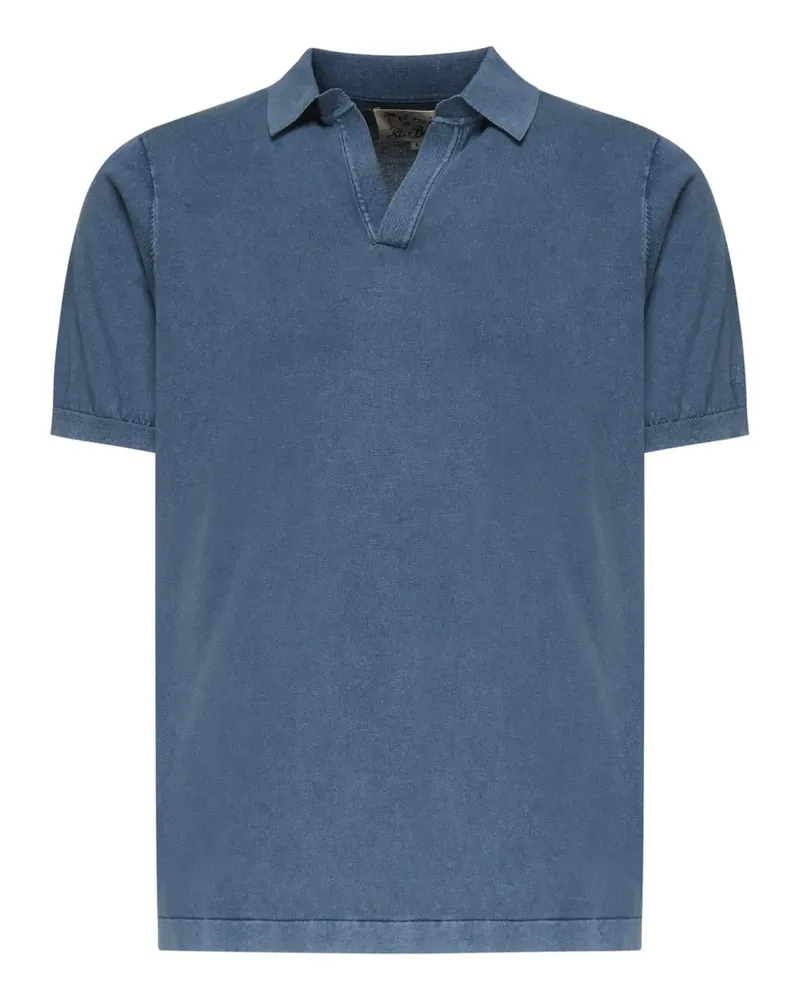 MC2 Saint Barth Kurzärmeliges Sloan Poloshirt - Blau Blau