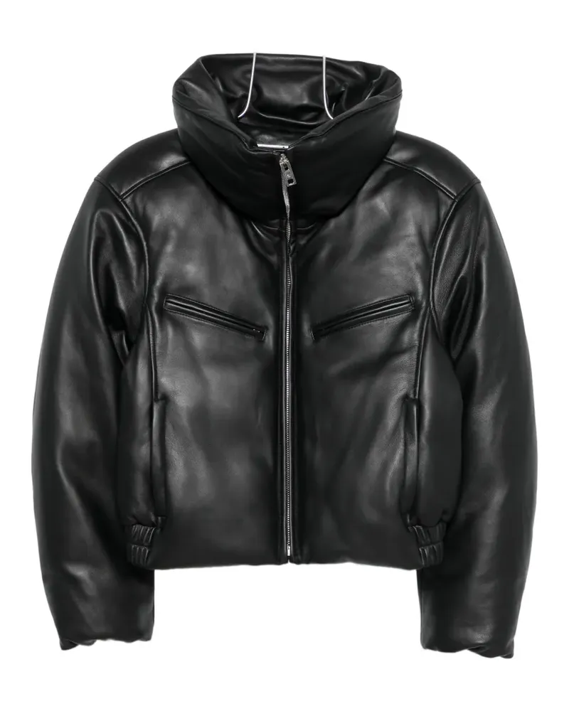 Alexander Wang funnel-neck padded jacket - Schwarz Schwarz