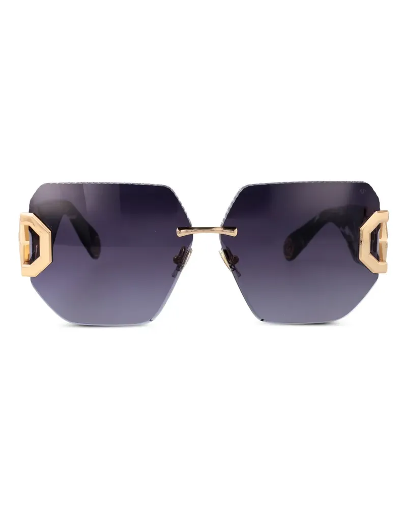 Philipp Plein SPP1330300 ROSE GOLD BLUE - Schwarz Schwarz