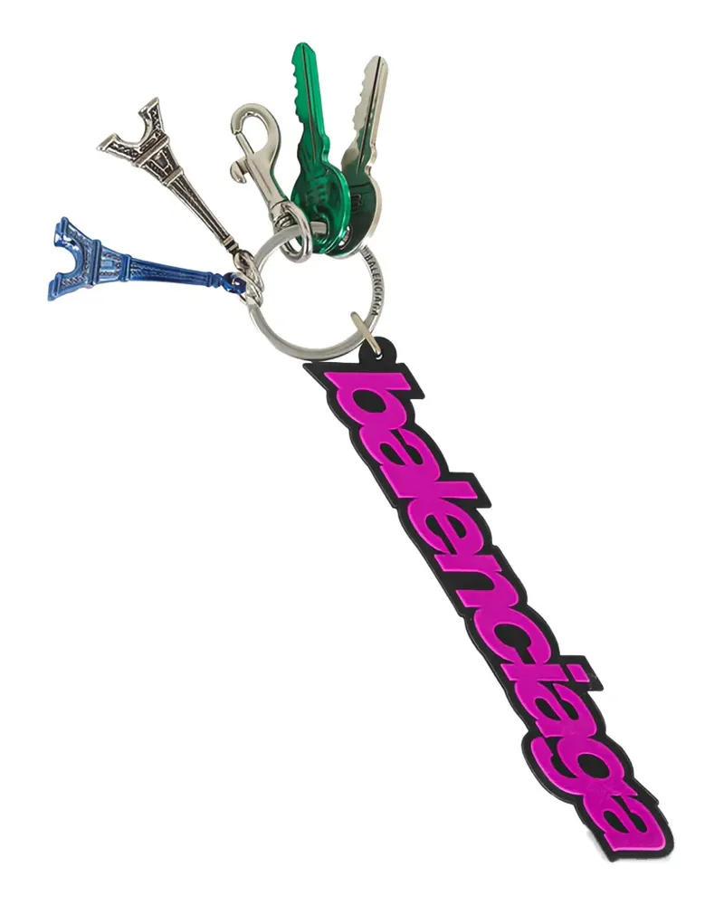 Balenciaga Eiffel Tower charm keychain - Rosa Rosa