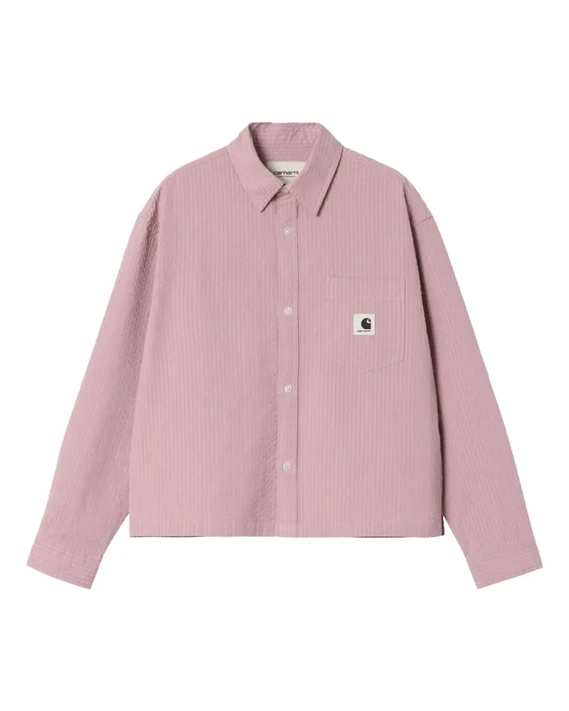 Carhartt WIP Toland Hemd mit aufgesetzter Tasche - Rosa Rosa