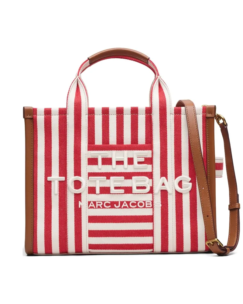 Marc Jacobs medium The Tote Bag striped canvas tote bag - Rot Rot