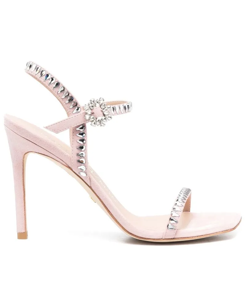 Stuart Weitzman Gemcut Sandalen 100mm - Rosa Rosa