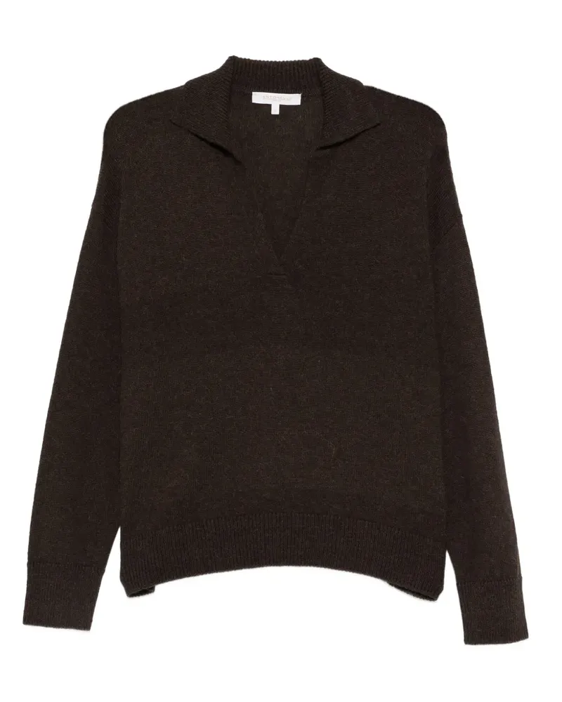 Antonelli Firenze Pullover mit V-Ausschnitt - Braun Braun