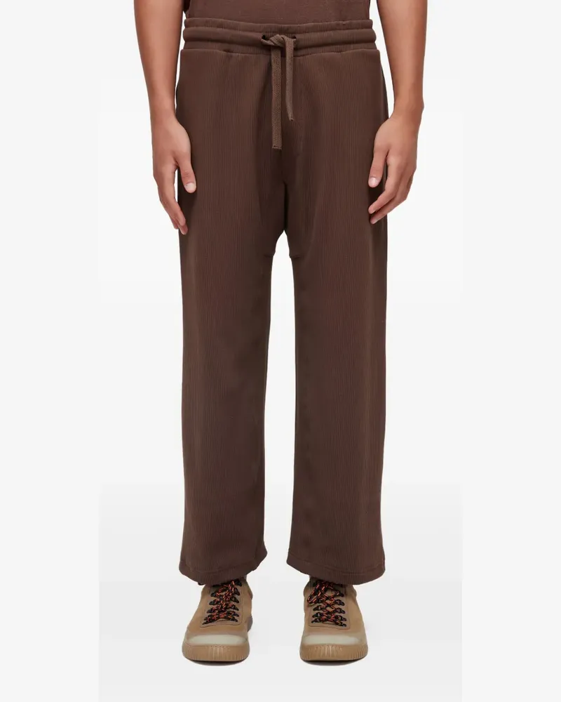 Osklen Gerippte Hose mit Kordelzug - Braun Braun