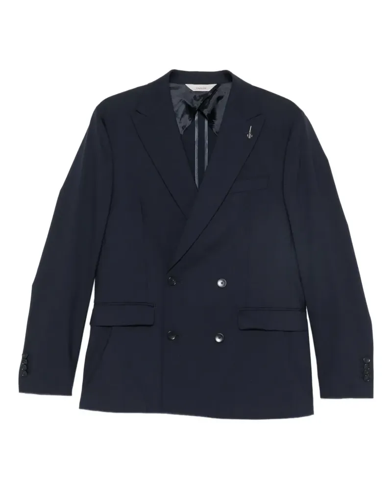 PAOLONI double-breasted suit - Blau Blau