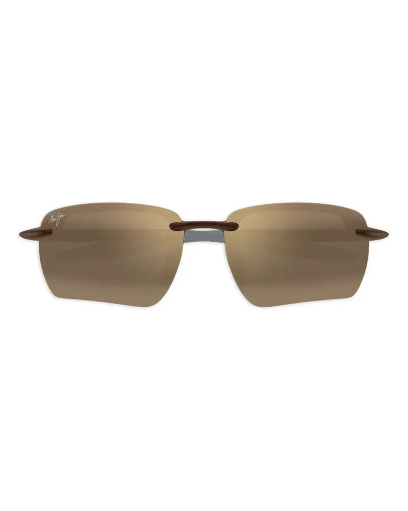 Maui Jim Rahmenlose Sonnenbrille - Braun Braun