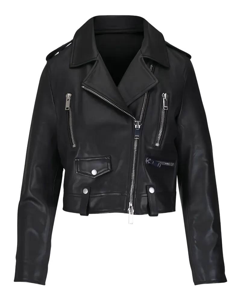 L'Agence Blakely biker jacket - Schwarz Schwarz