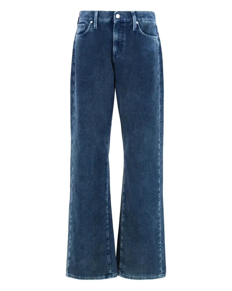 7 for all mankind button-fastening corduroy trousers - Blau Blau
