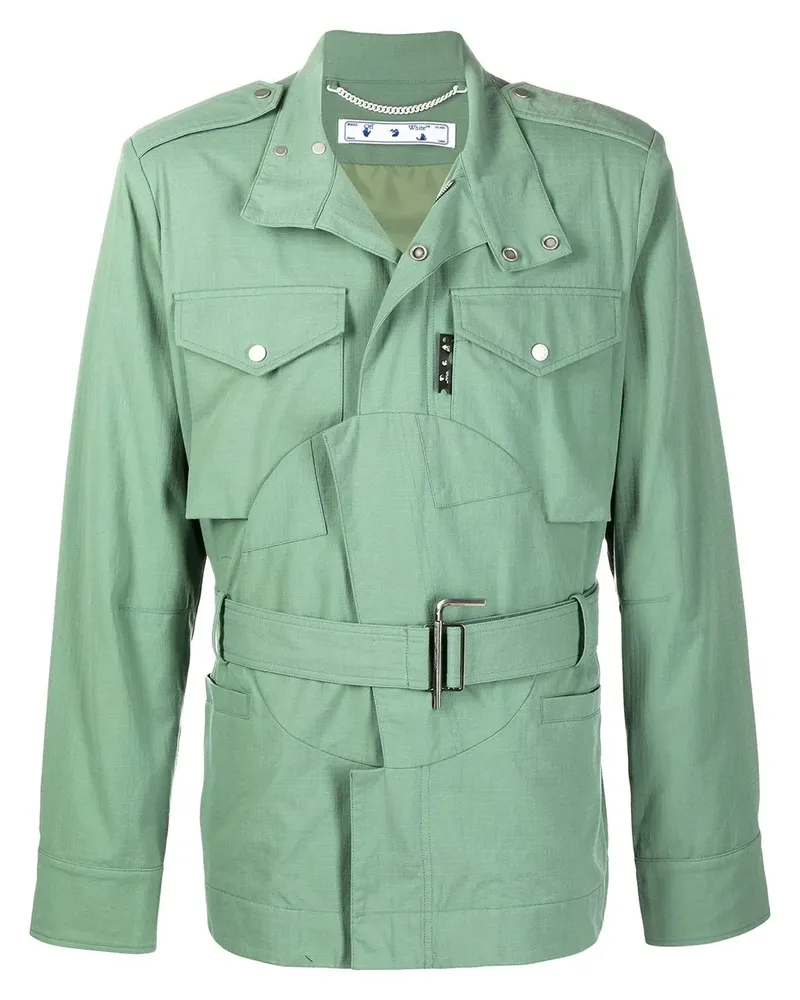 OFF-WHITE Military-Jacke mit Brusttaschen - Grün Grün