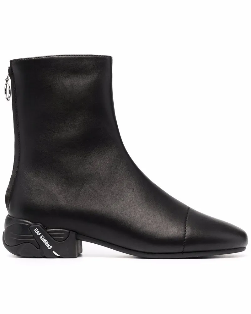 Raf Simons Solaris Stiefel mit Reißverschluss - Schwarz Schwarz