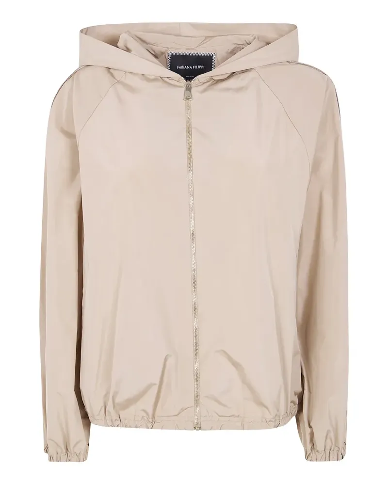 Fabiana Filippi Klassische Kapuzenjacke - Nude Nude