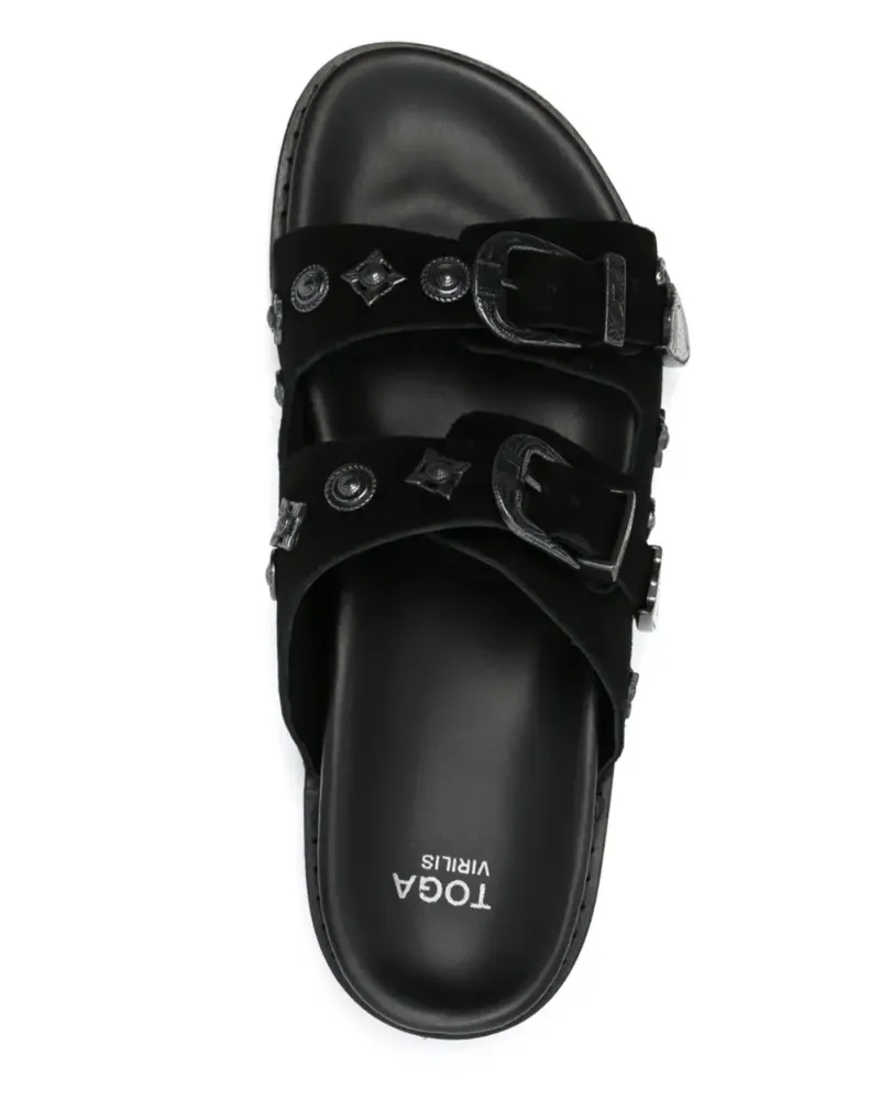 Toga Sandalen mit Schnalle - Schwarz Schwarz
