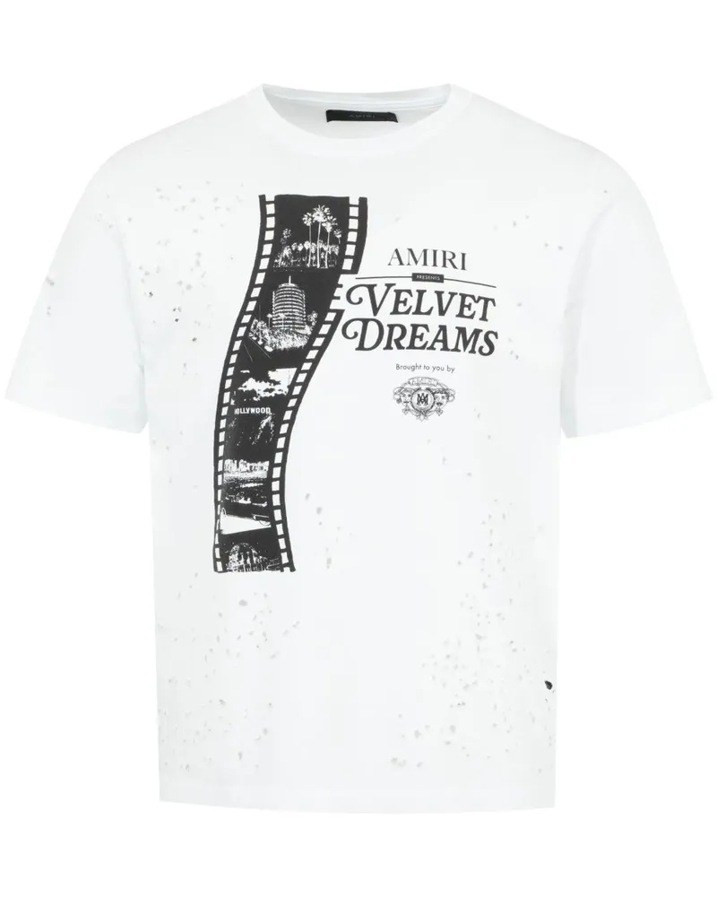 Amiri Film Shotgun T-Shirt - Weiß Weiß