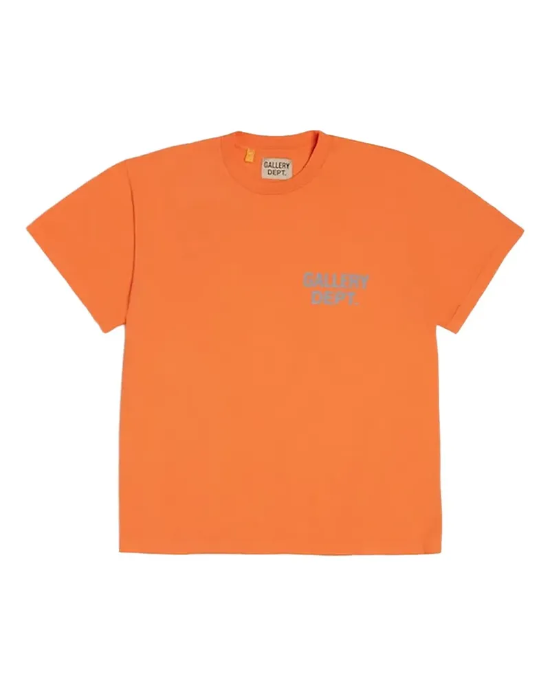 GALLERY DEPT. T-Shirt mit verschwommenem Logo-Print - Orange Orange