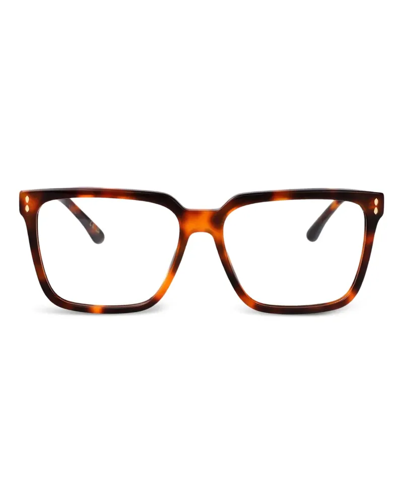 Isabel Marant Brille mit eckigem Gestell - Orange Orange