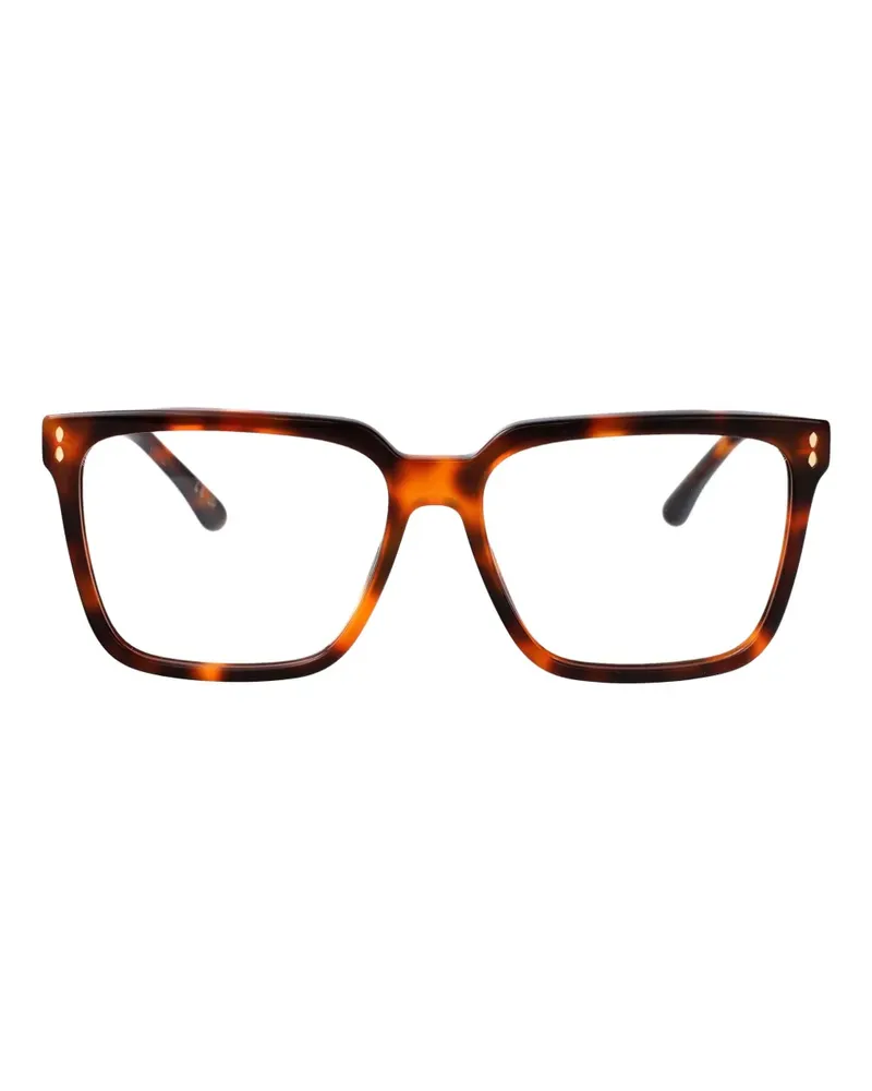 Isabel Marant rectangle-frame glasses - Orange Orange