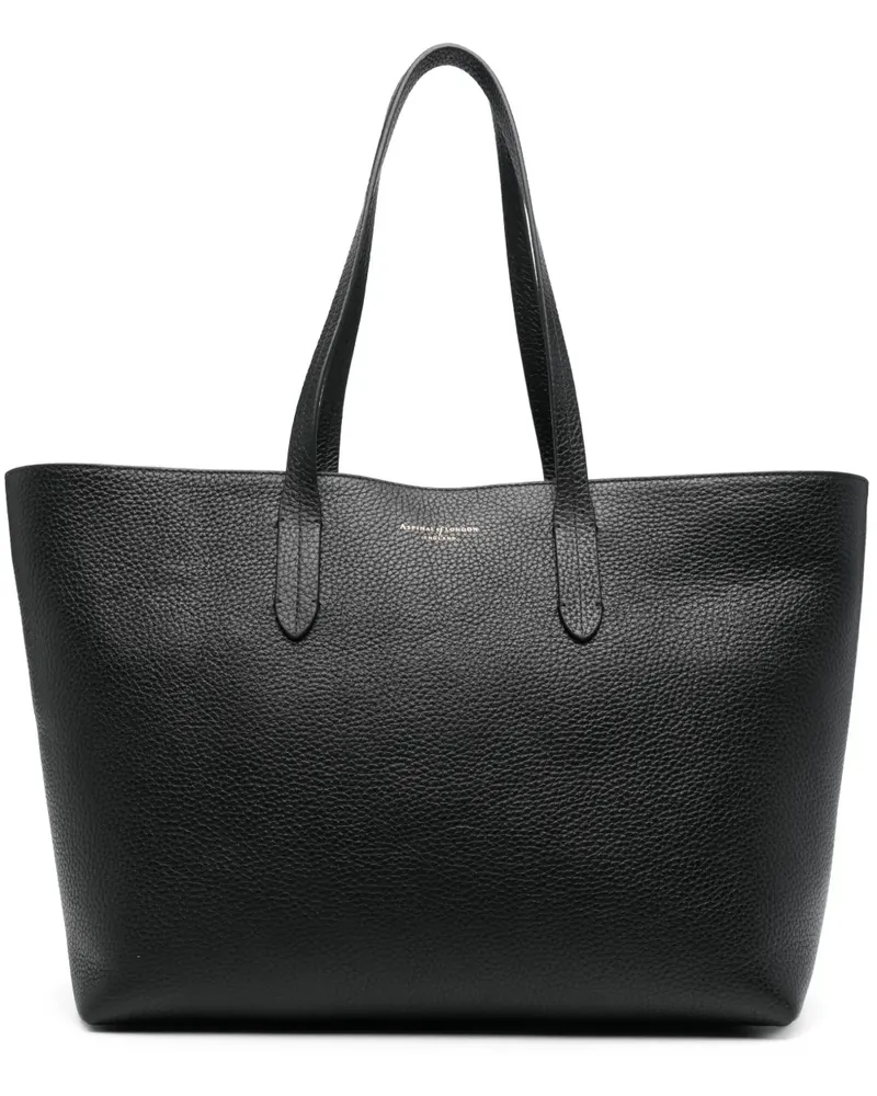 Aspinal of London East West Shopper - Schwarz Schwarz