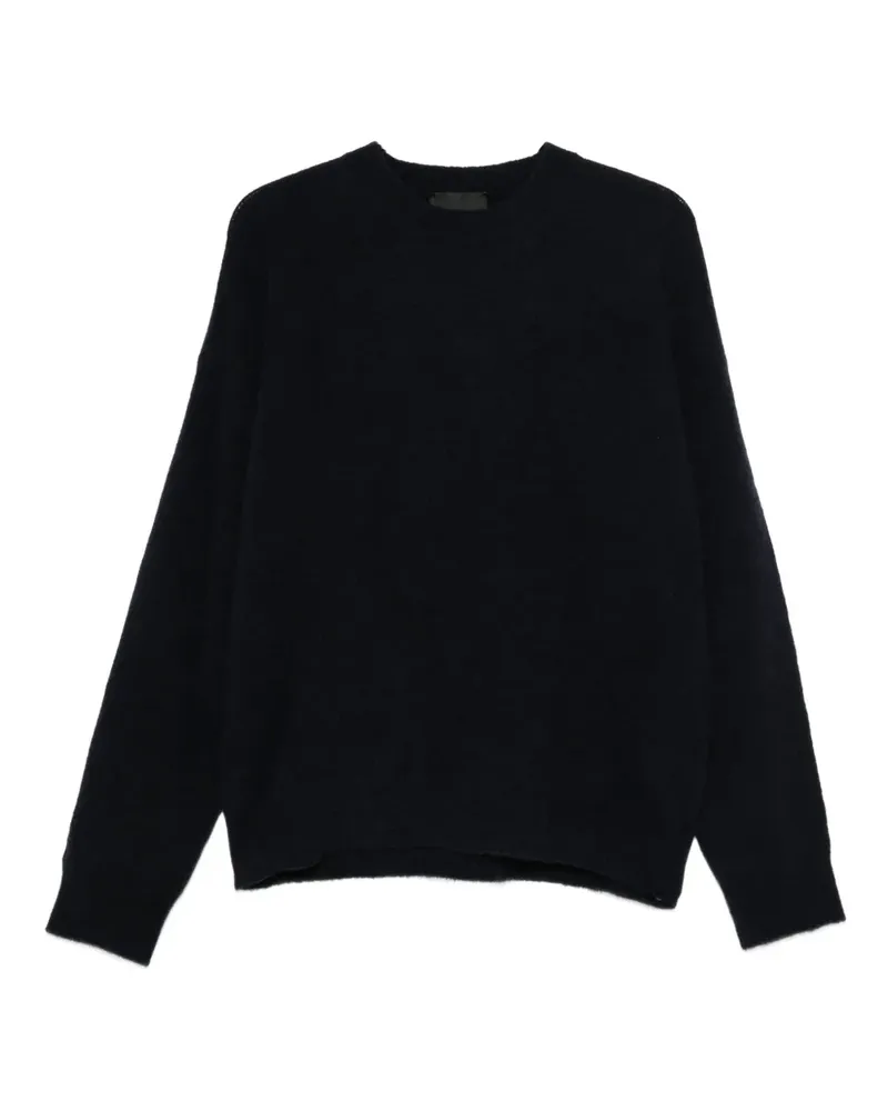 Roberto Collina Pullover mit gebürstetem Effekt - Blau Blau