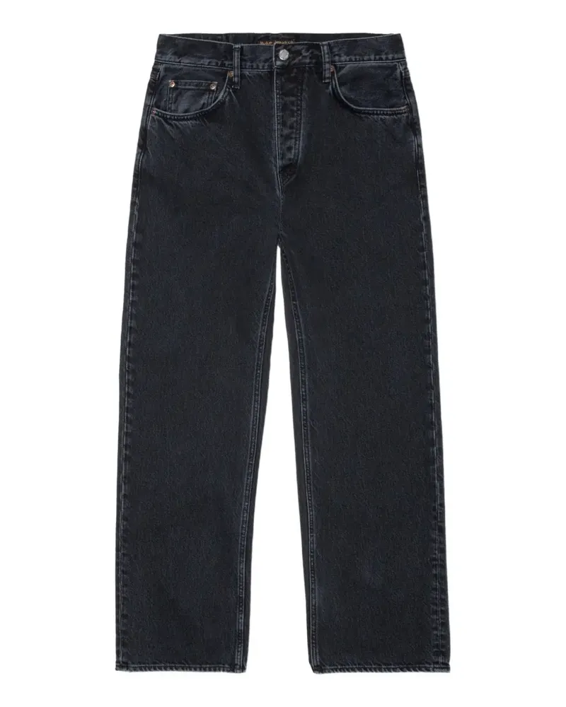 Nudie Jeans Tuff Tony high-waist jeans - Schwarz Schwarz