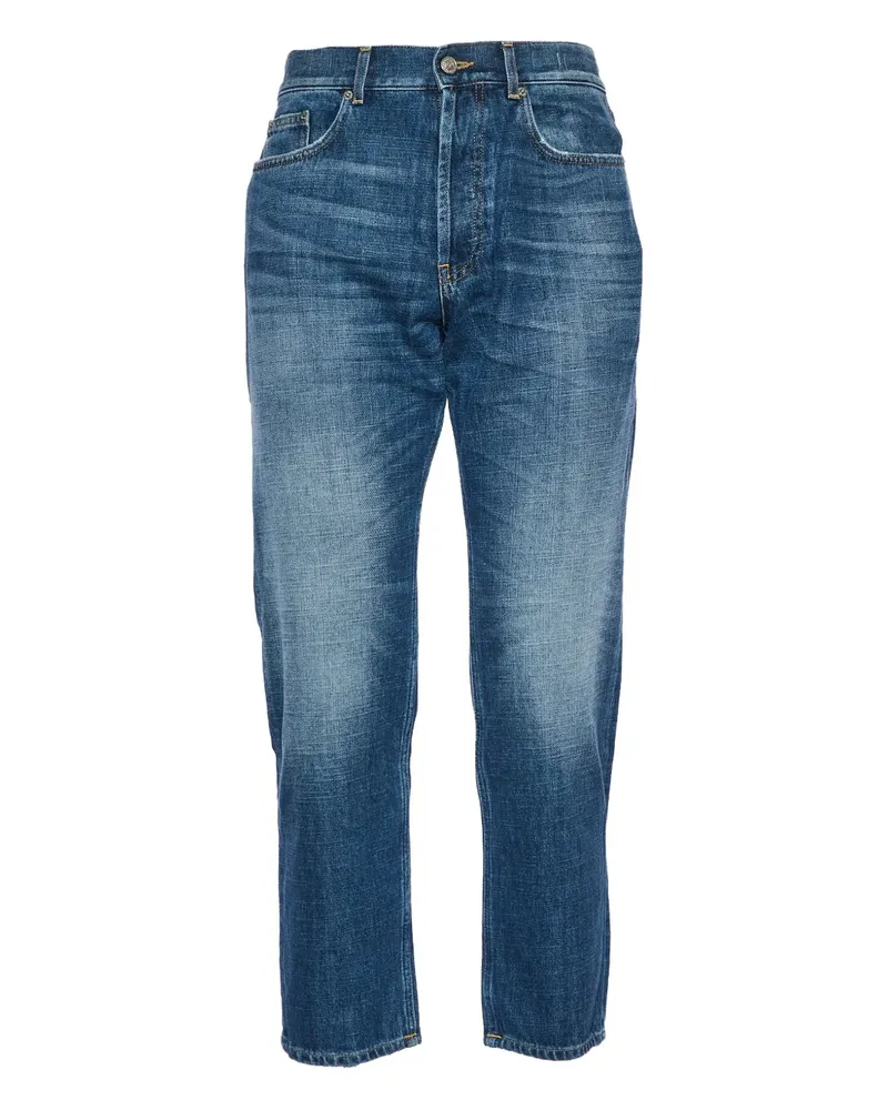 Department 5 Gerade Jeans im Five-Pocket-Design - Blau Blau