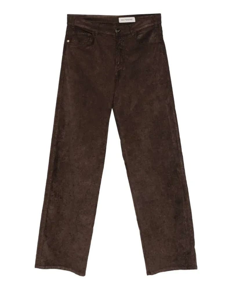 PLAN C Straight-Leg-Hose aus Cord - Braun Braun