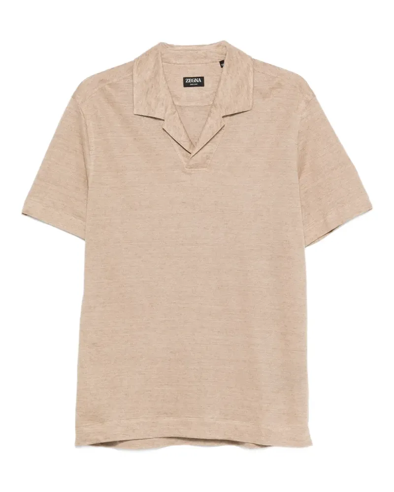Ermenegildo Zegna V-neck T-shirt - Nude Nude