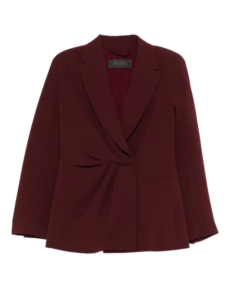 Max Mara Jacke mit Twist-Detail - Rot Rot