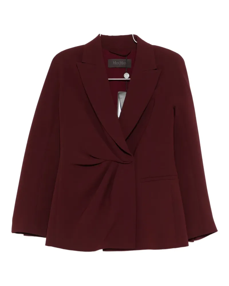 Max Mara Jacke mit Twist-Detail - Rot Rot