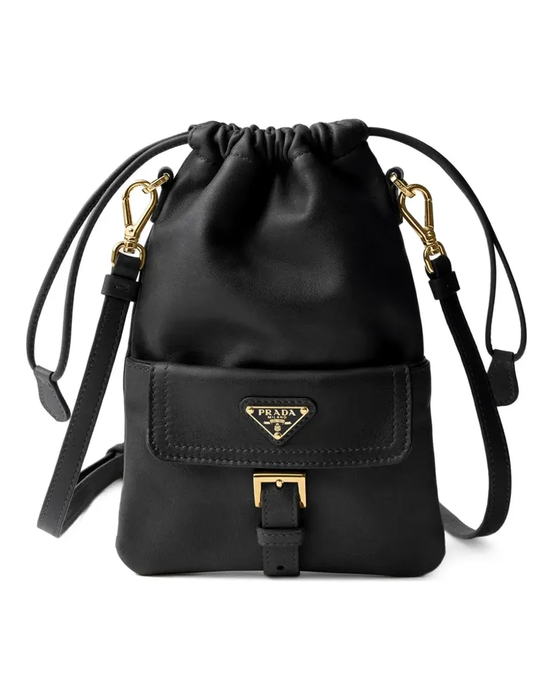 Prada nappa leather pouch - Schwarz Schwarz
