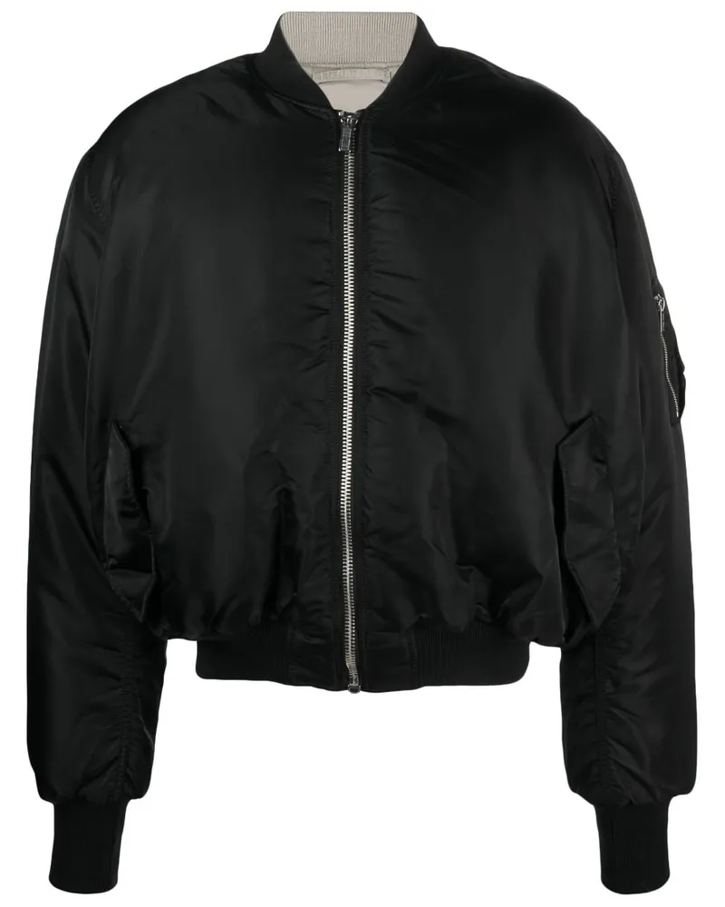 VTMNTS Wendbare Bomberjacke - Schwarz Schwarz