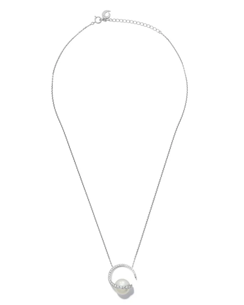 TASAKI 18kt Aurora Weißgoldhalskette - Silber Silber