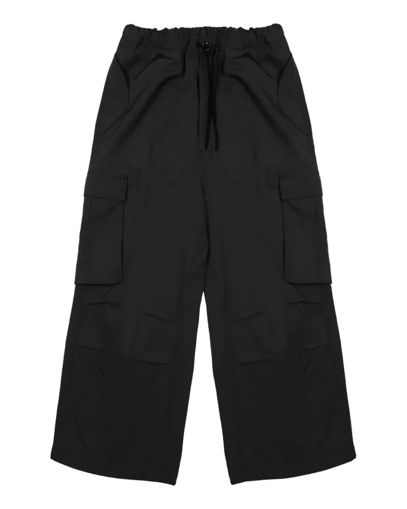 nine:inthe:morning drawstring cargo pants - Schwarz Schwarz