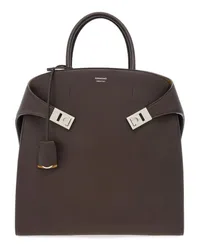 Ferragamo Hug Tote Bag Braun