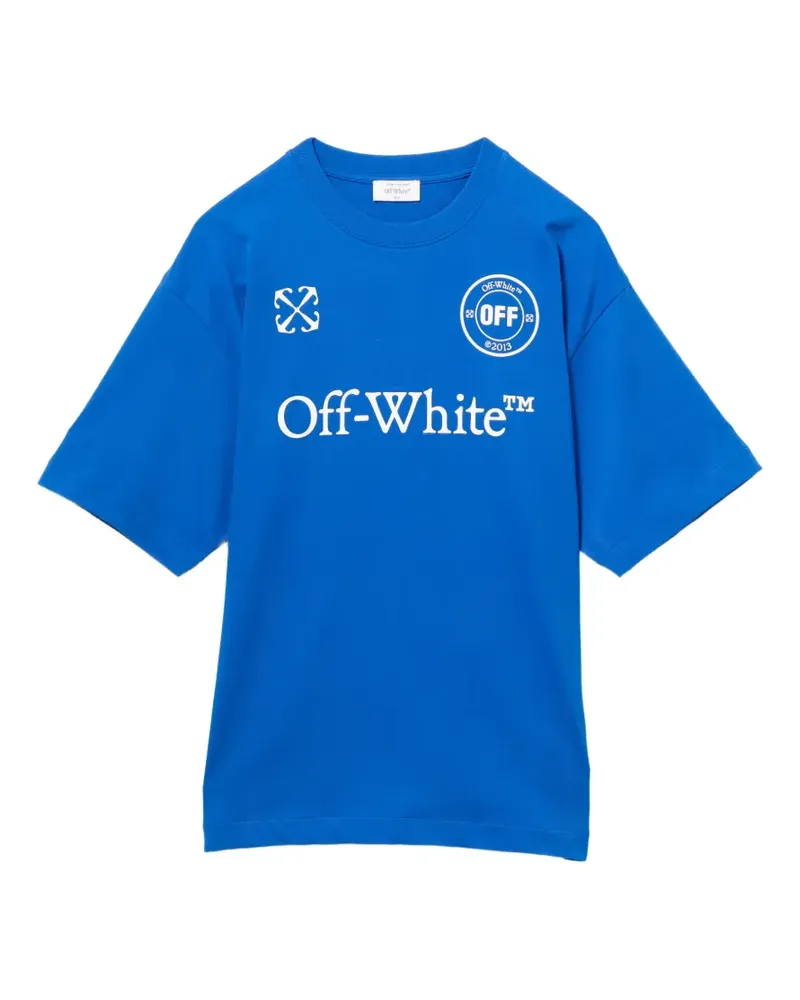OFF-WHITE T-Shirt mit Pfeilprint - Blau Blau