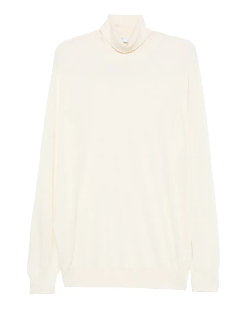 Gran Sasso roll-neck wool sweater - Nude Nude