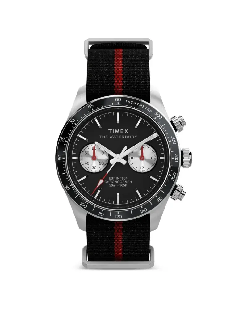 Timex Waterbury Heritage 39mm - Schwarz Schwarz