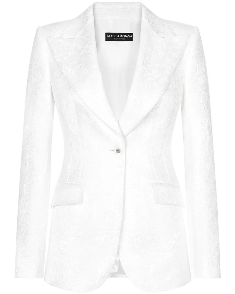 Dolce & Gabbana Turlington Blazer - Weiß Weiß