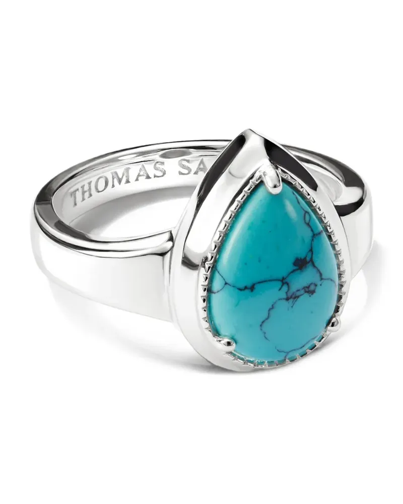 Thomas Sabo Elyndra Ring mit Türkis-Effekt - Silber Silber