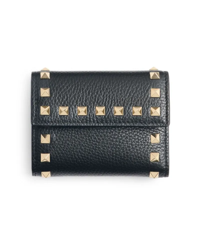 Valentino Garavani Rockstud Portemonnaie - Schwarz Schwarz