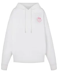 Moschino Hoodie mit grafischem Print Weiß