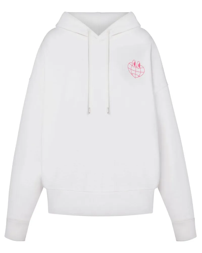 Moschino Hoodie mit grafischem Print - Weiß Weiß