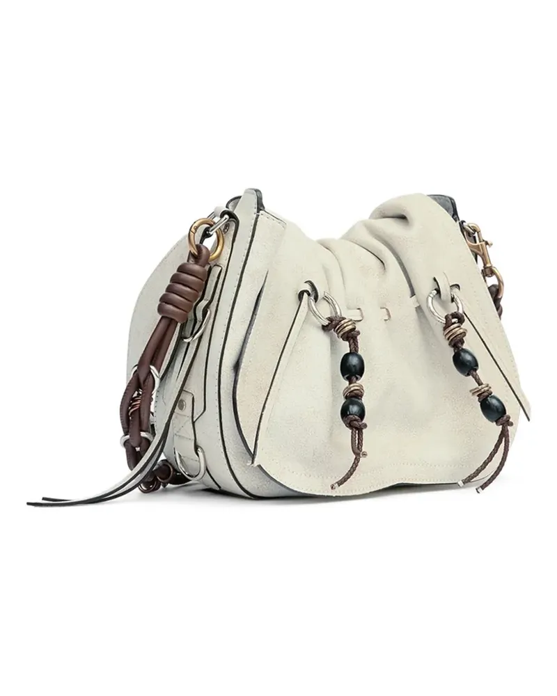 Isabel Marant Geflochtene Bolton Schultertasche - Nude Nude