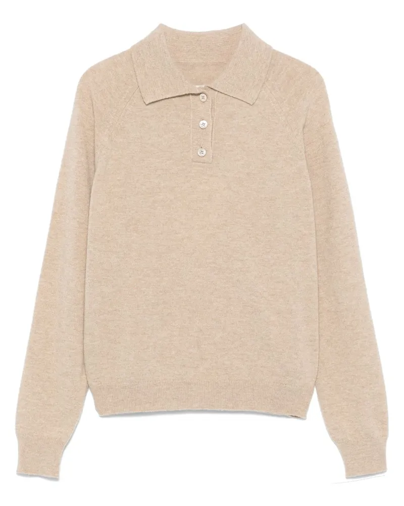 Maison Margiela Poloshirt aus Wolle - Nude Nude
